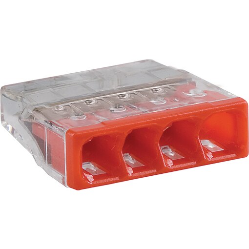 Connecteur WAGO 2,5/4 rouge